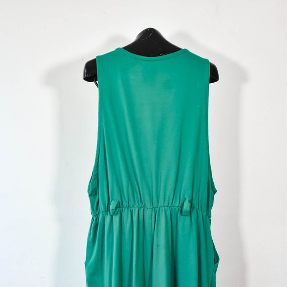 Green Jumpsuit with Buttons Size L - Picture 5 of 7